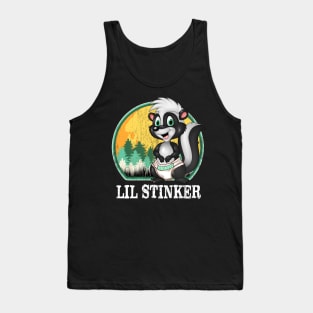 LITTLE STINKER - ABDL Diaper Fur Skunk Tank Top